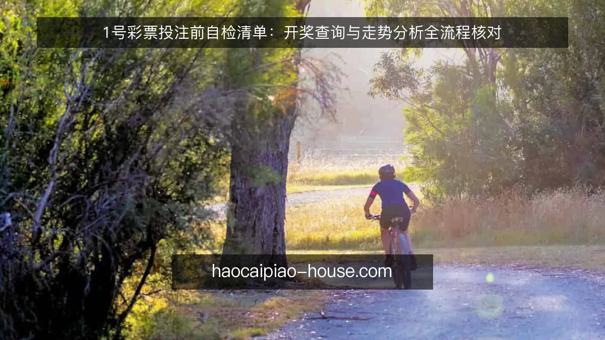 1号彩票投注前自检清单：开奖查询与走势分析全流程核对
